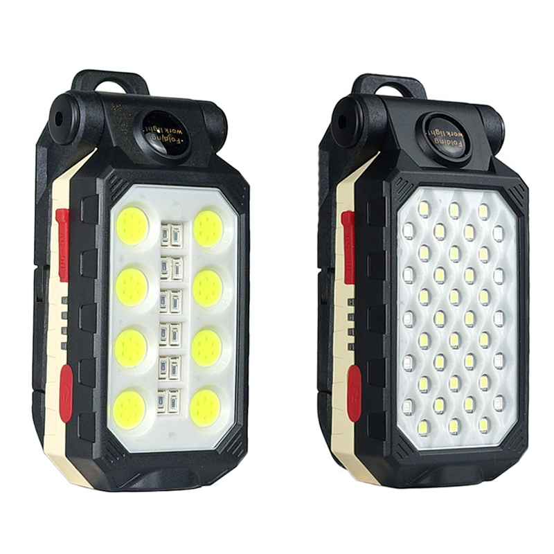 Outdoor Power For Camping - USB Rechargeable COB Work Light Portable