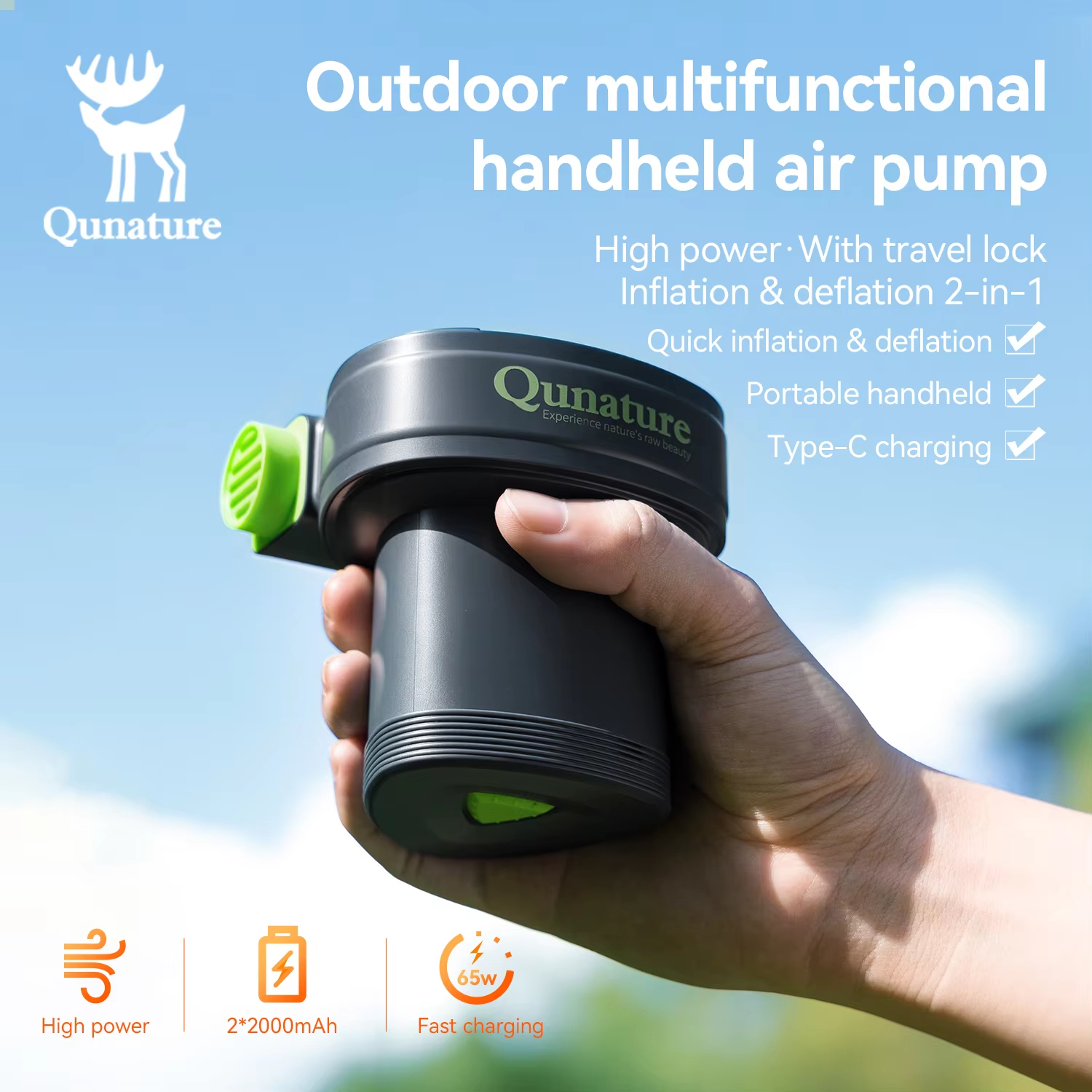 Outdoor Power Tool Storage - Qunature Qunature 60s Quick Electric Air