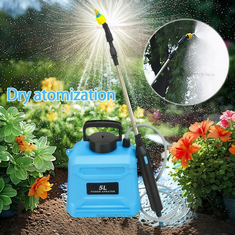 Electric Sprayer Backpack - 5-Liter Backpack Electric Agricultural Sprayer High