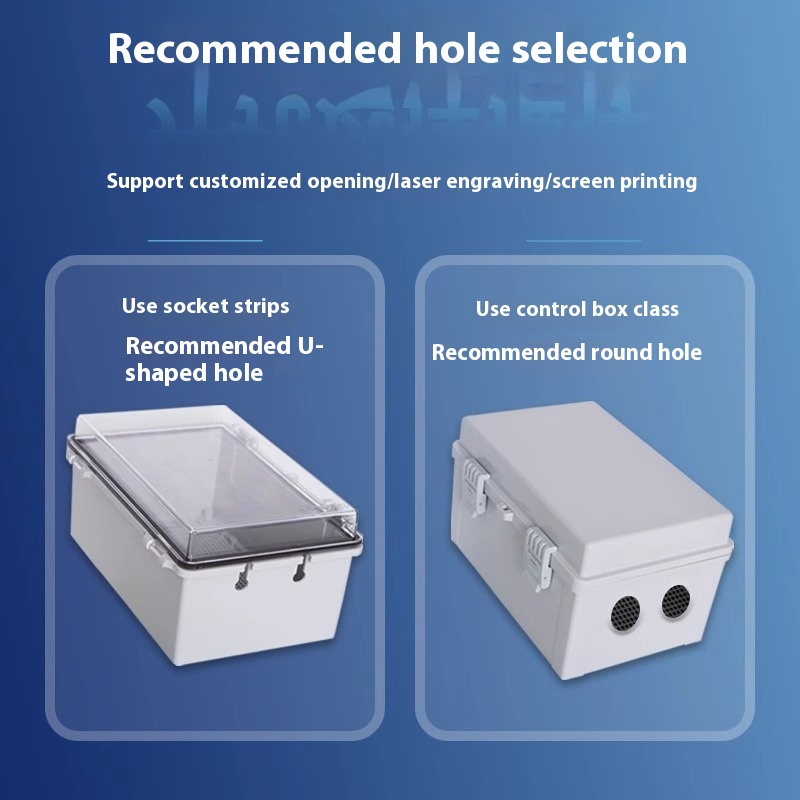 Outdoor Power Plug - Outdoor Waterproof Box Plug Board Protection