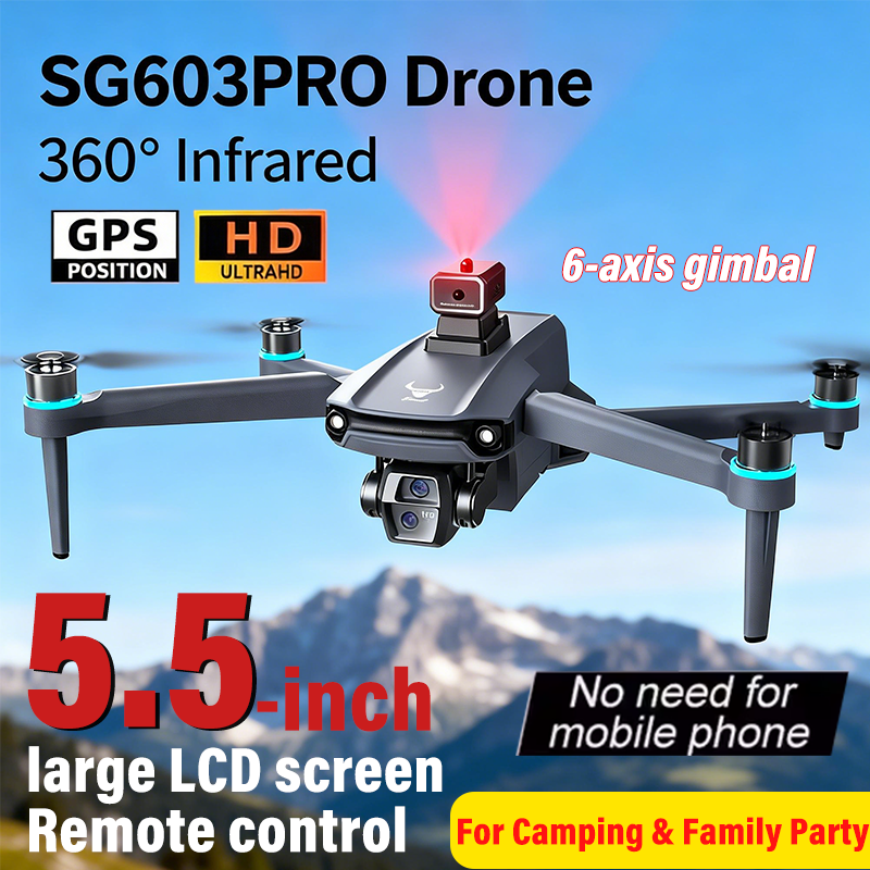 Quality Outdoor Power Equipment - SG603PRO Dron with HD Camera 5.5