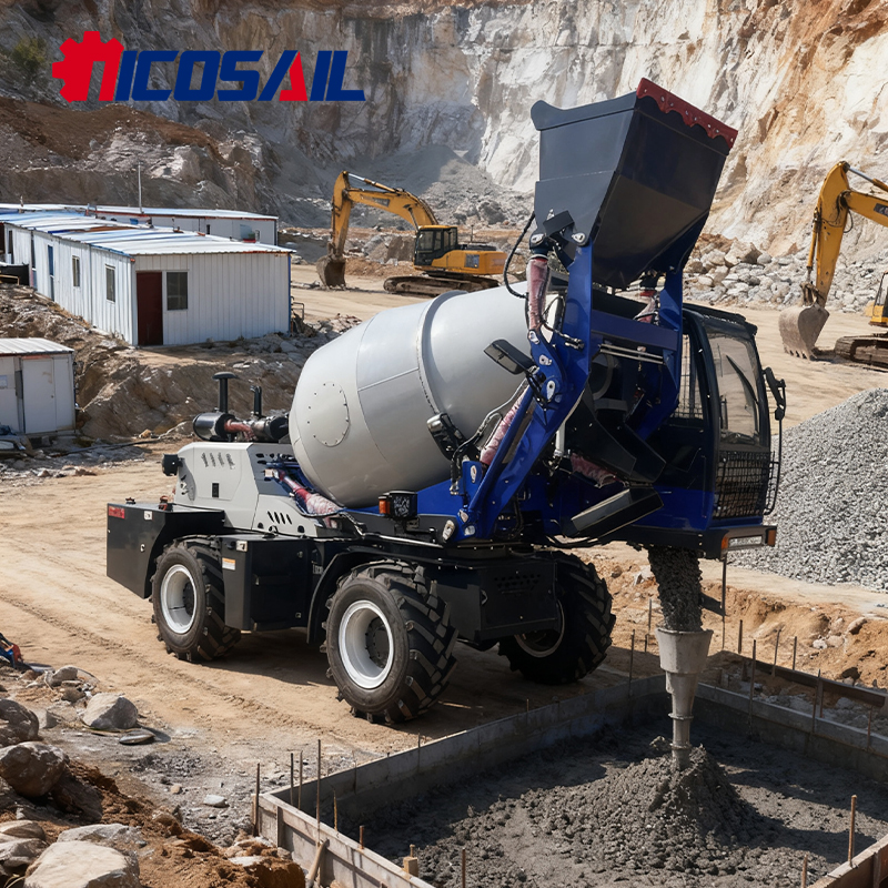 Concrete Mixer Small - 4 cubic meters of concrete mixer