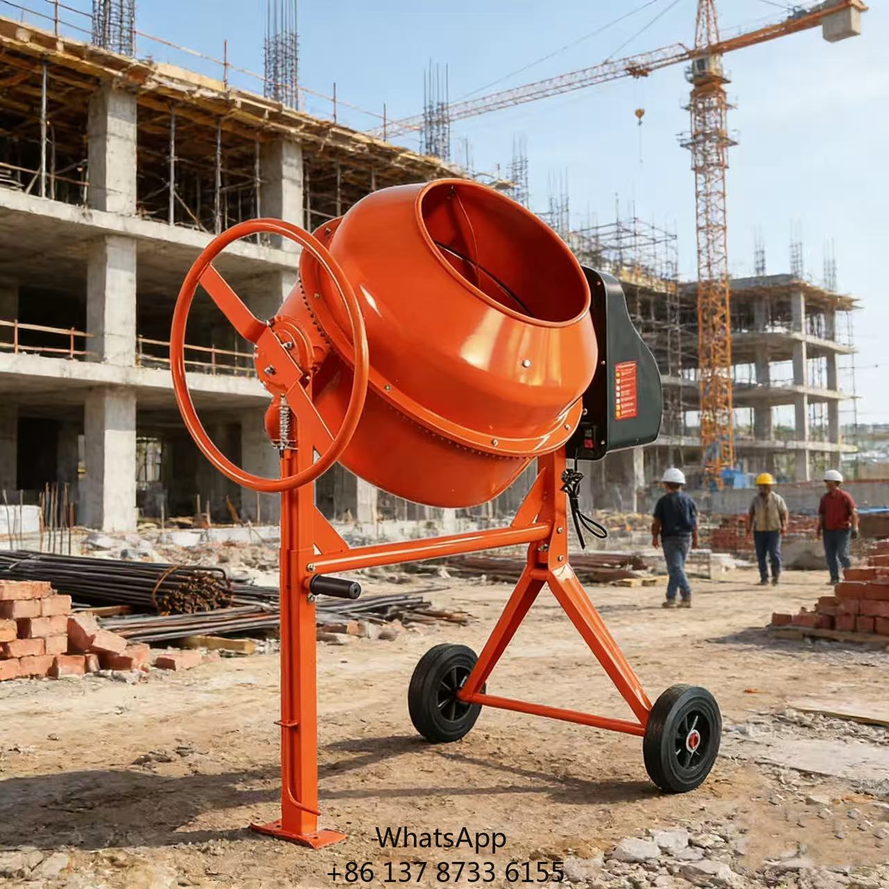 Jiqian 180L High Quality Elect - Concrete Mixer Small avis et prix