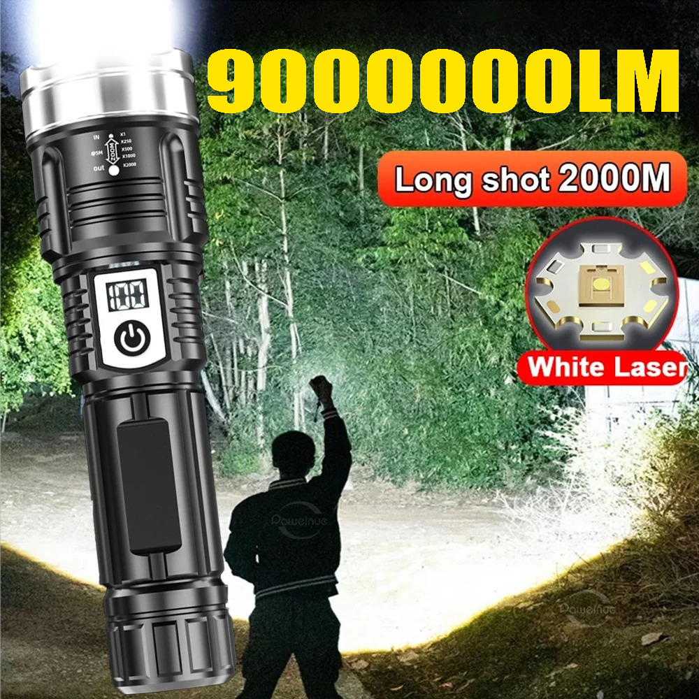 High Power 200000LM LED Flashl - Outdoor Power For Camping avis et prix