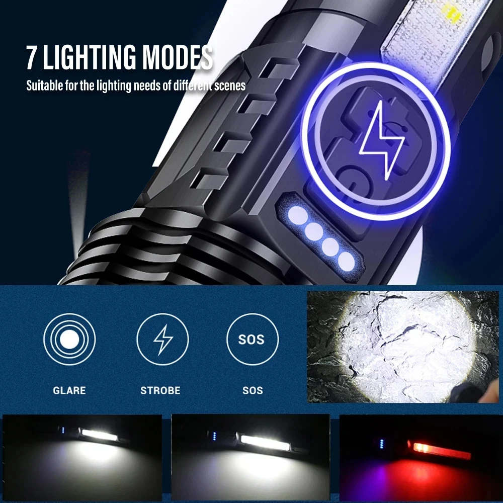 Powerful LED Flashlight Rechar - Outdoor Power For Camping avis et prix