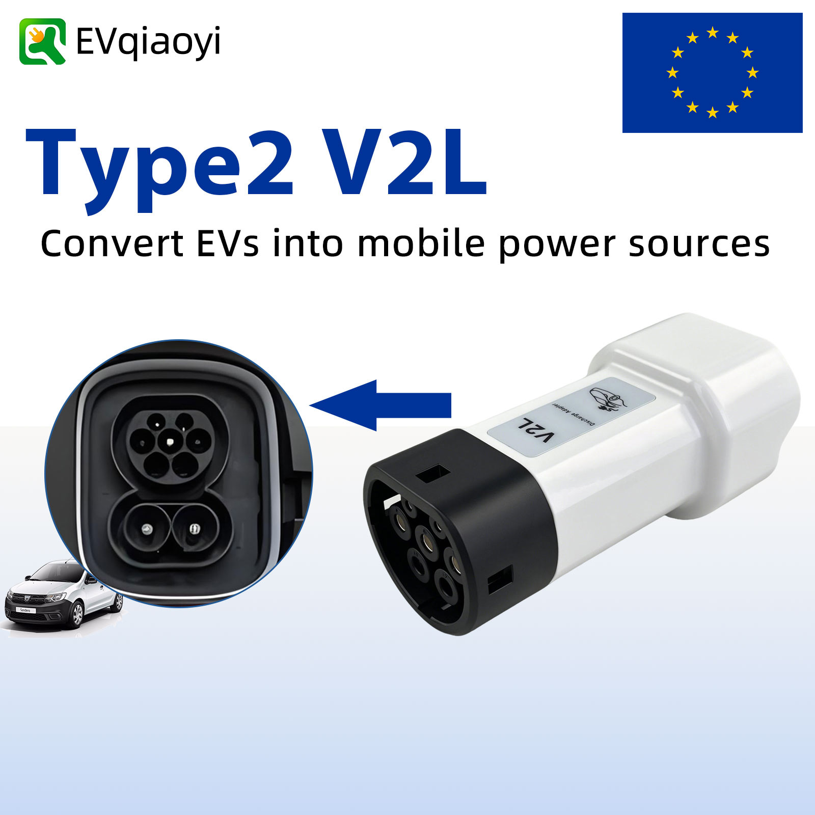 EVqiaoyi 16A Type2 V2L Dischar - Outdoor Power Plug avis et prix