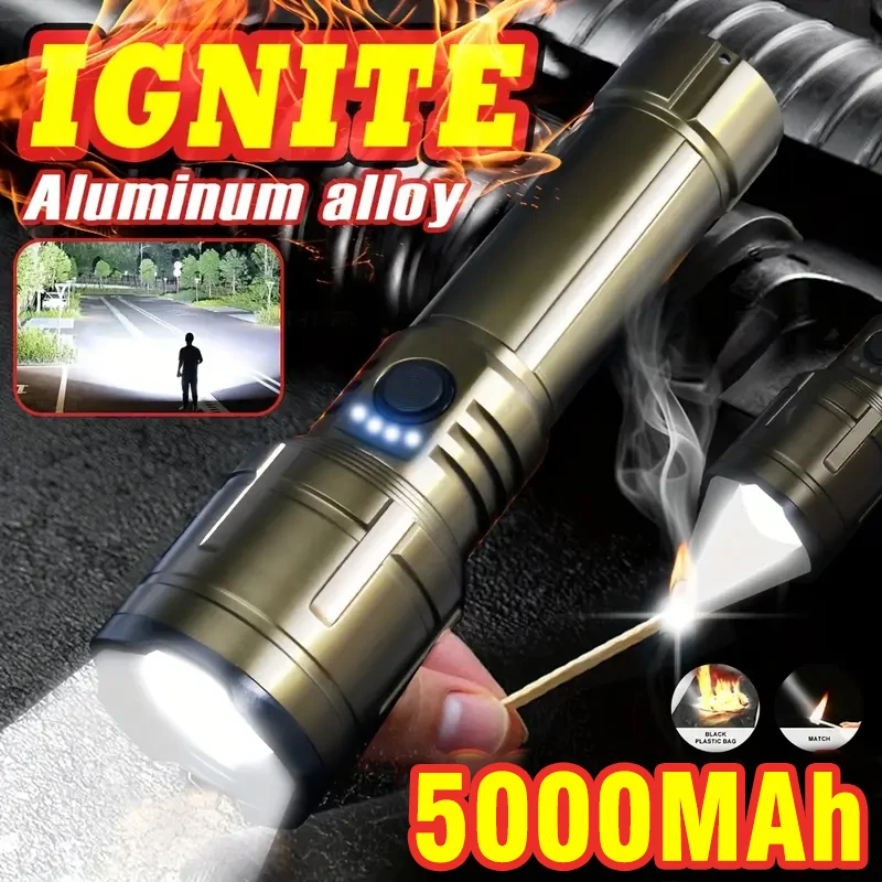 Bright Zoomable Flashlight w/  - Outdoor Power For Camping avis et prix