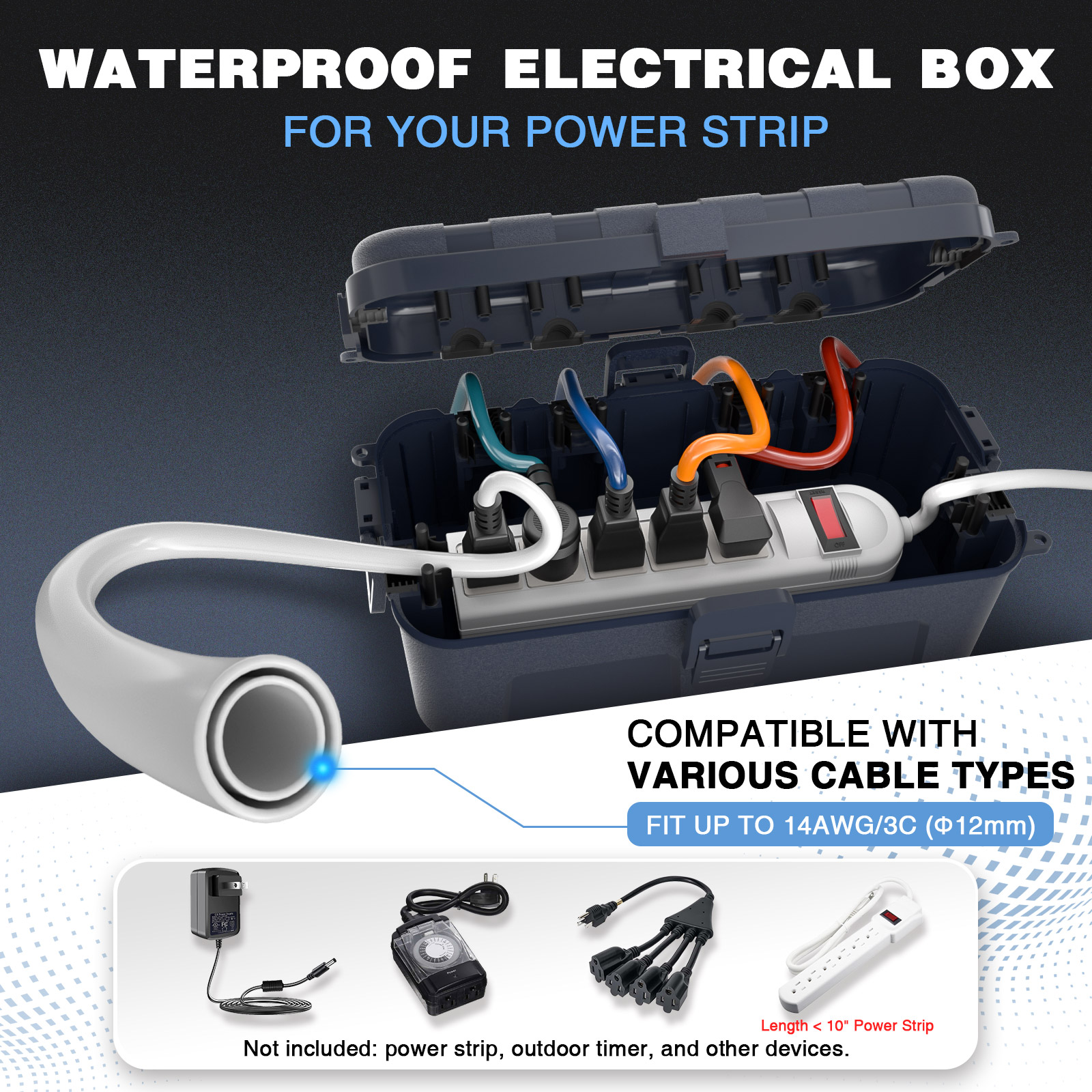 Outdoor Electrical Box Waterpr - Outdoor Power Plug avis et prix