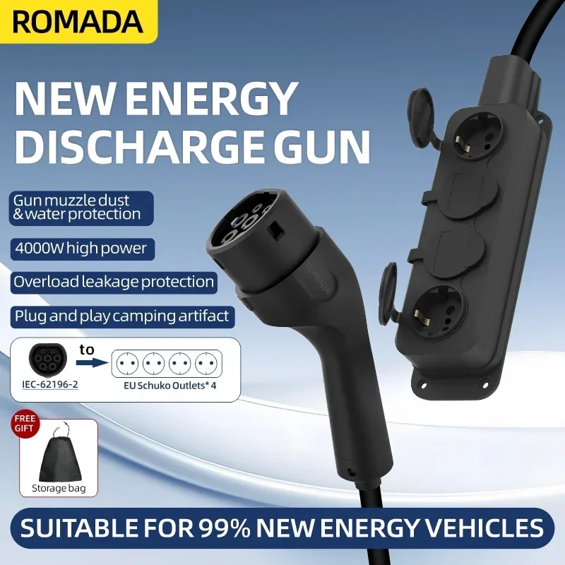 Portable 16A 4KW Electric Car  - Outdoor Power Plug avis et prix