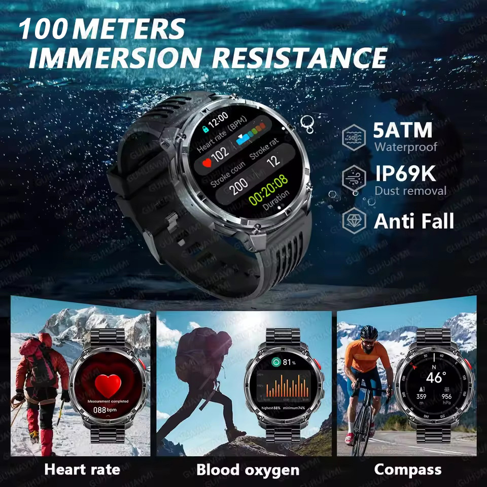 T-REX 3 Military Smartwatch Me - Outdoor Power Hours avis et prix