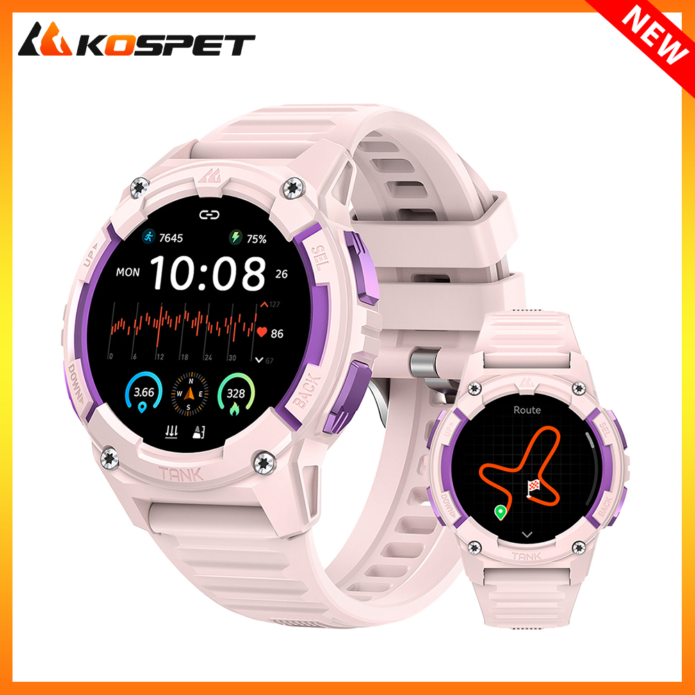 KOSPET TANK S2 GPS Smart Watch - Outdoor Power Hours avis et prix