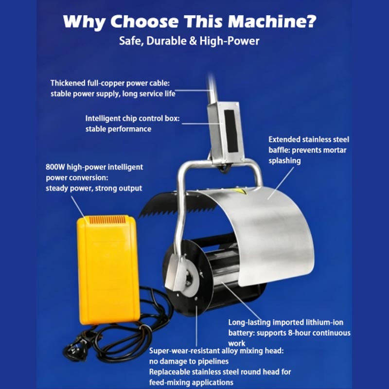 Blender Small Handheld Mortar  - Concrete Mixer Small avis et prix