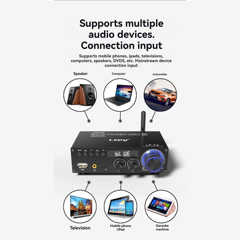 Lepy LP-T2 Hifi Audio Amplifie - Outdoor Power Plug avis et prix