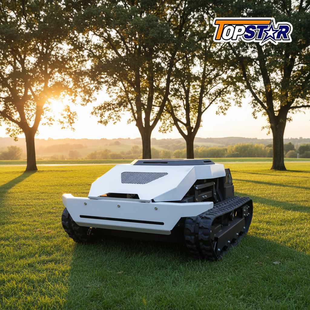 Tracked Remote Control Lawn Mo - Lawn Mower Battery avis et prix