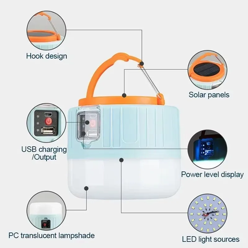 Solar Camping Lantern Recharge - Outdoor Power For Camping avis et prix