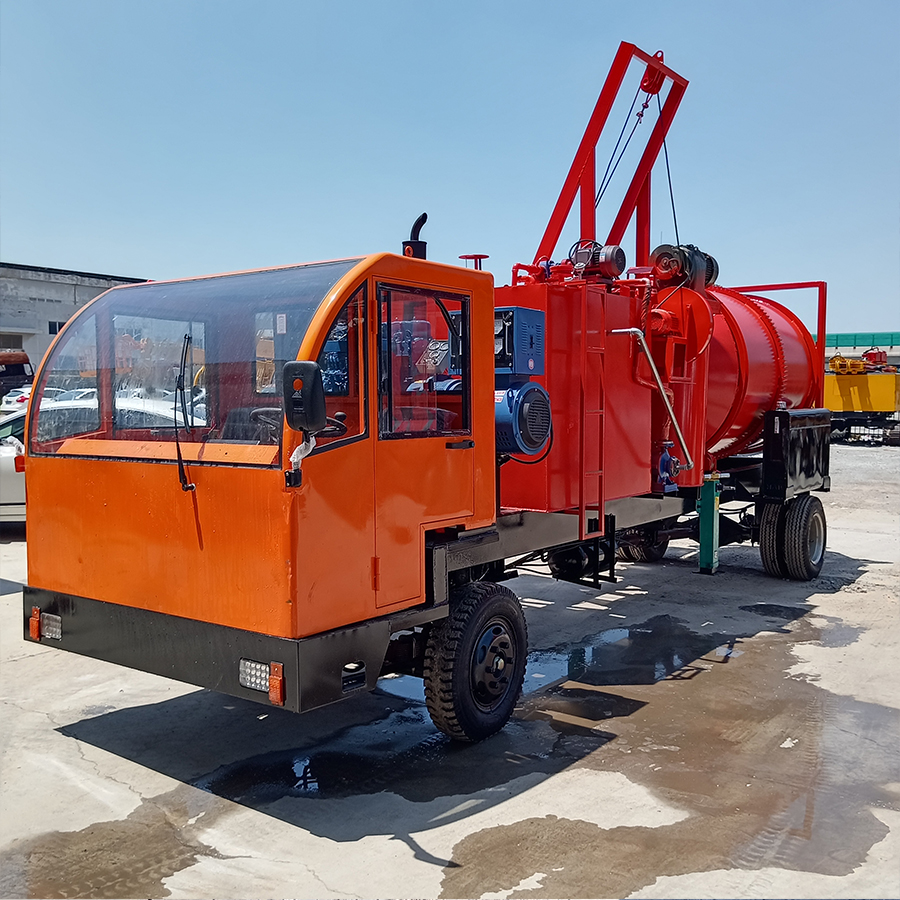 Mobile Cement Mixer with Pump  - Concrete Mixer Small avis et prix