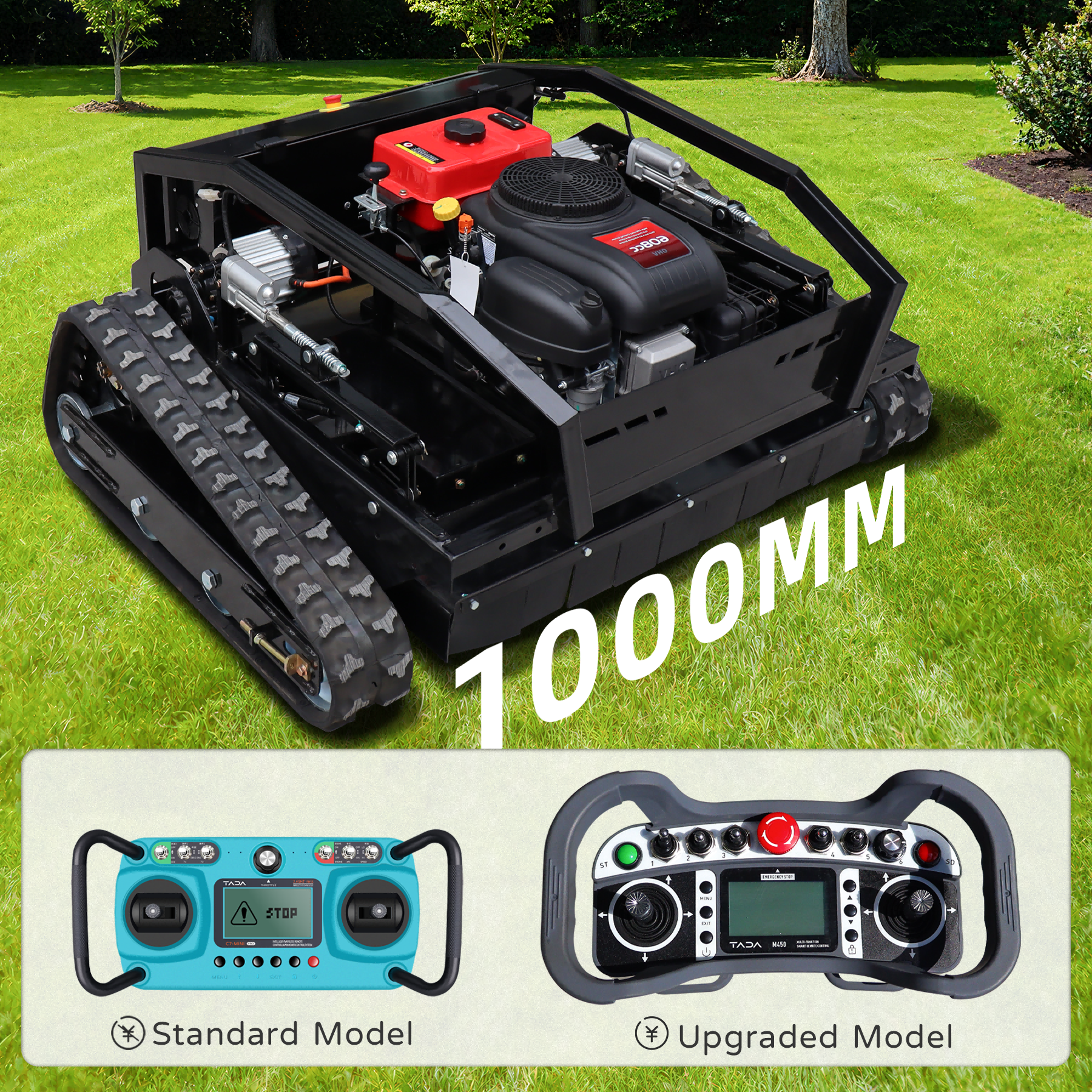 1000mm Remote Control Lawnmowe - Hedge Trimmer Cordless avis et prix