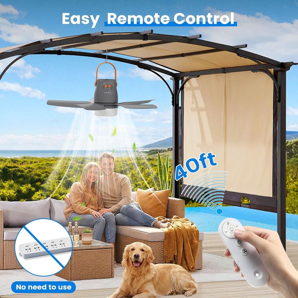 Battery-Powered Outdoor Ceilin - Outdoor Power For Gazebo avis et prix