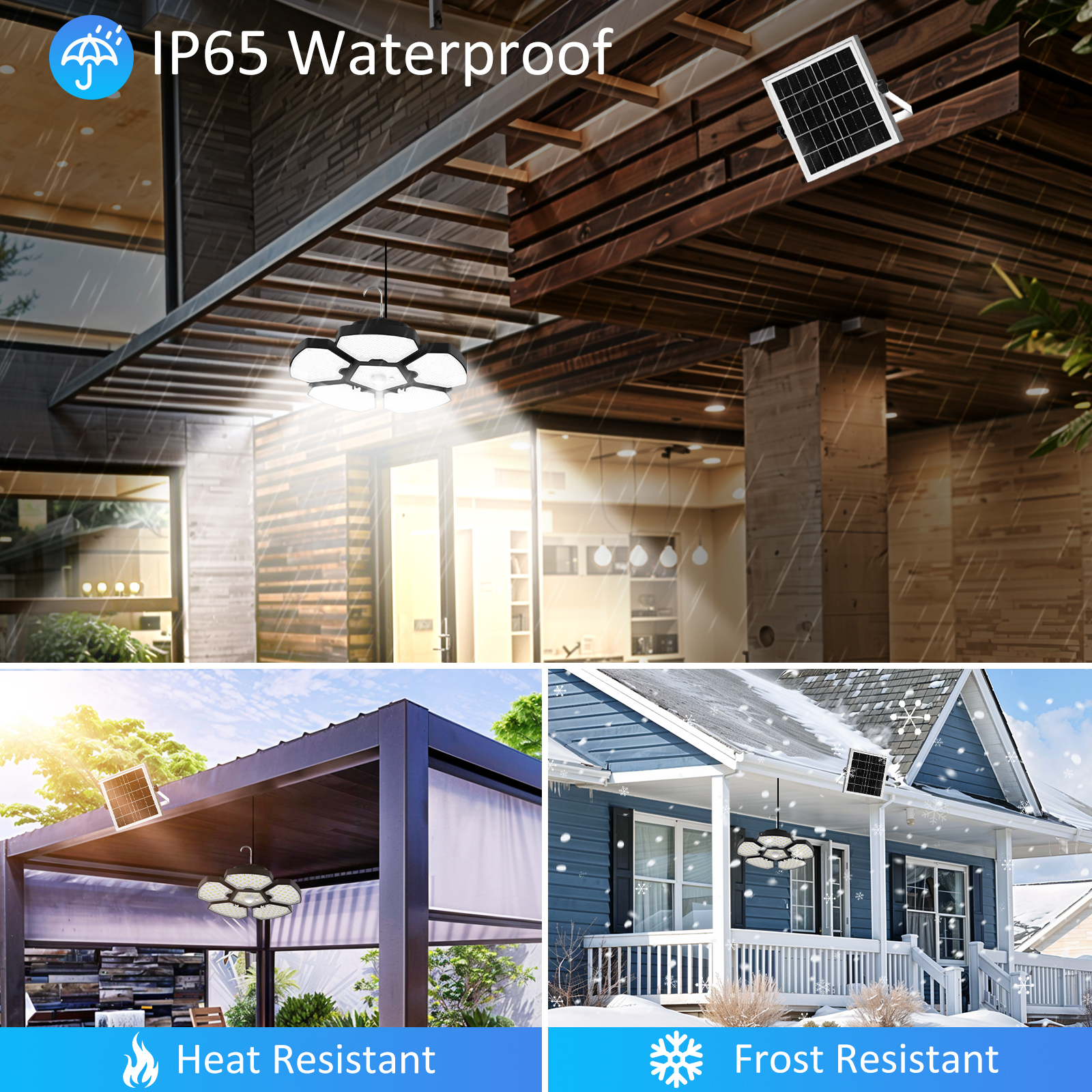 156LEDS Solar Shed Light Solar - Outdoor Power For Gazebo avis et prix