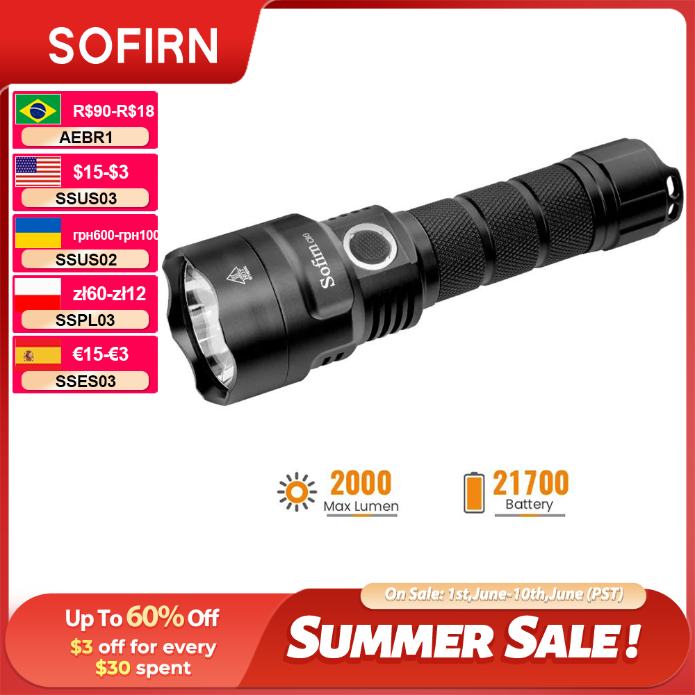 SOFIRN C8G Powerful LED Flashl - Outdoor Power Group avis et prix