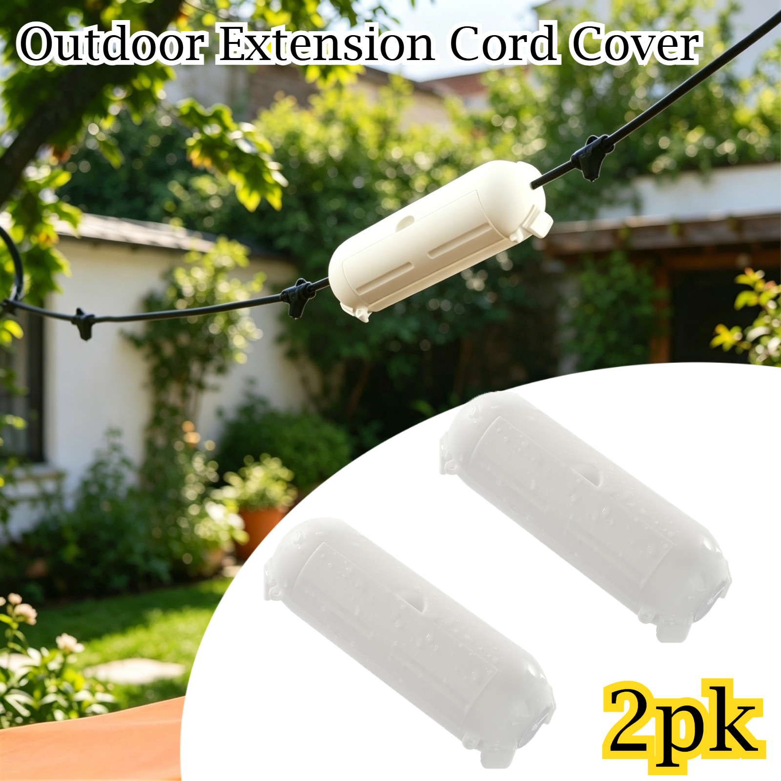 2 Pack Waterproof Outdoor Conn - Outdoor Power Plug avis et prix