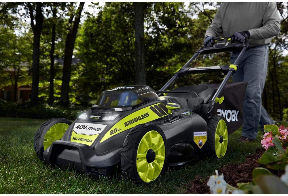 -Volt Brushless Lithium-Ion Co - Lawn Mower Battery avis et prix