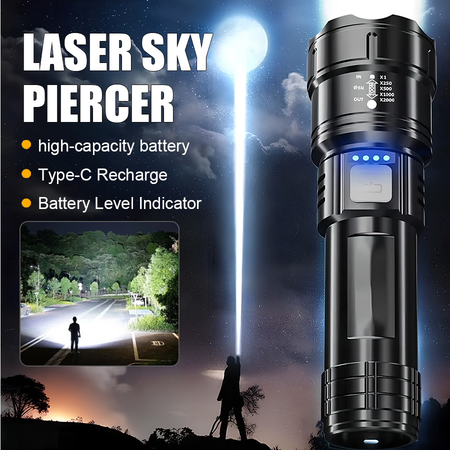 High Power P50 LED Flashlight  - Outdoor Power For Camping avis et prix