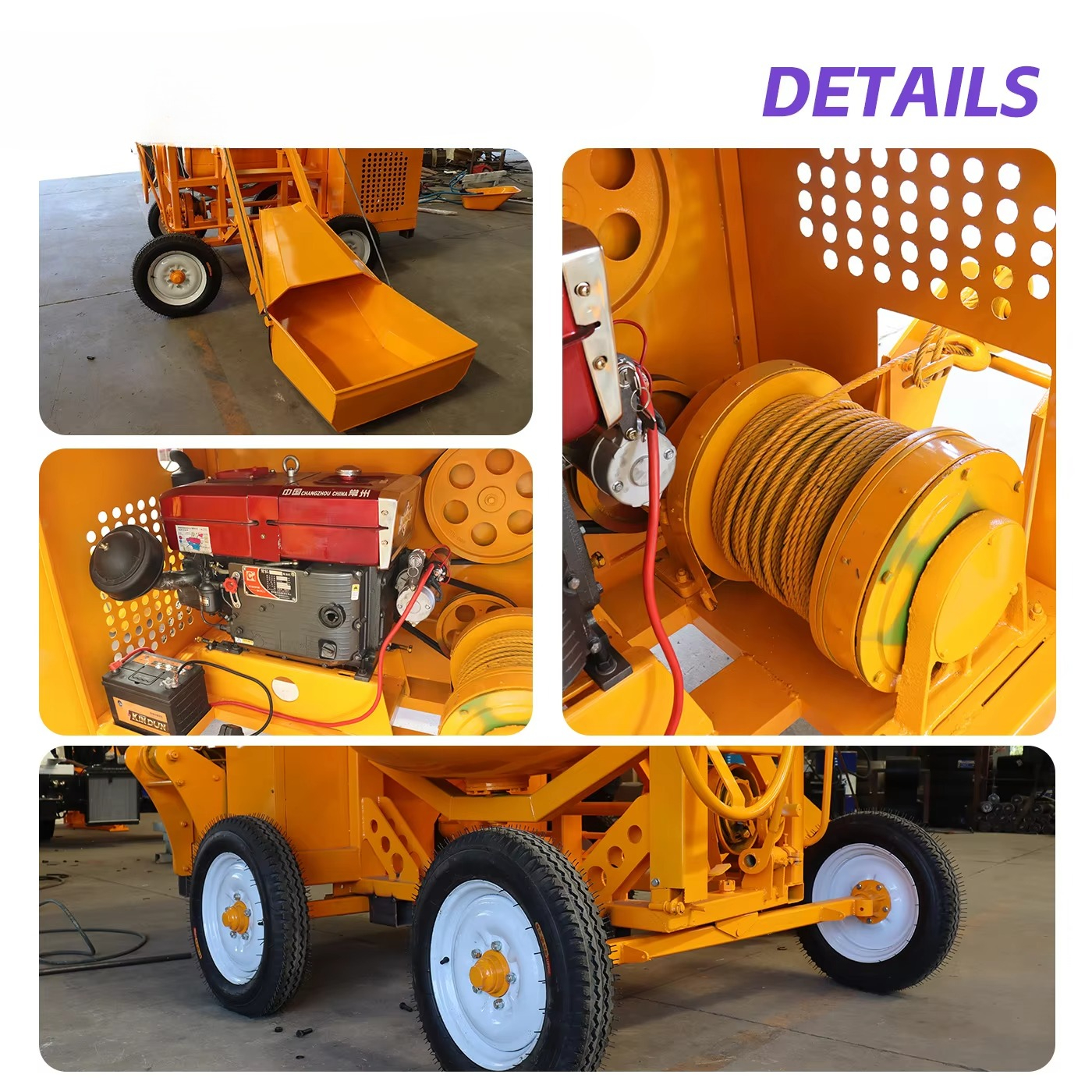 YG Customized Concrete Mixer D - Concrete Mixer Small avis et prix