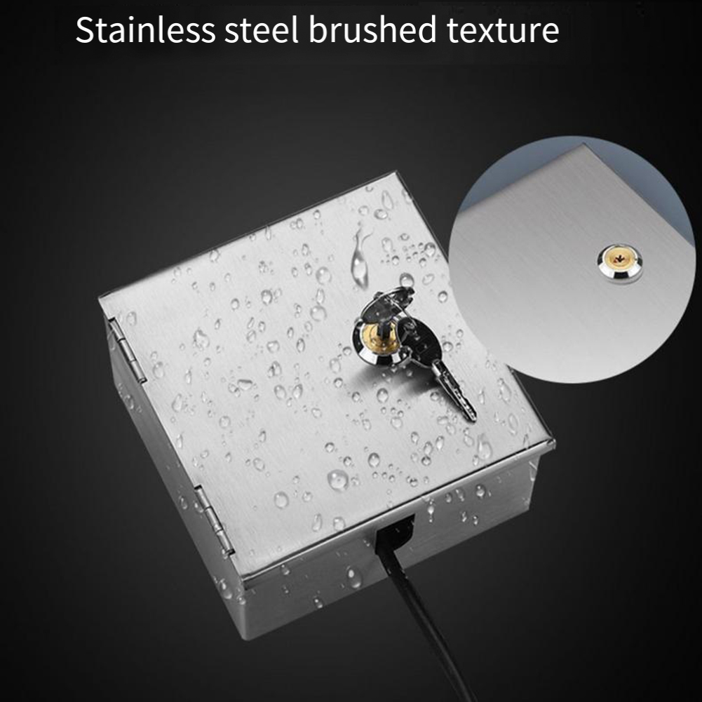 Stainless Steel Outdoor Electr - Outdoor Power Socket With Lock avis et prix