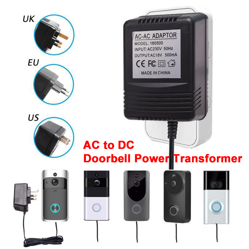 US UK EU Plug 18V AC to DC Tra - Outdoor Power Adapter Ring avis et prix