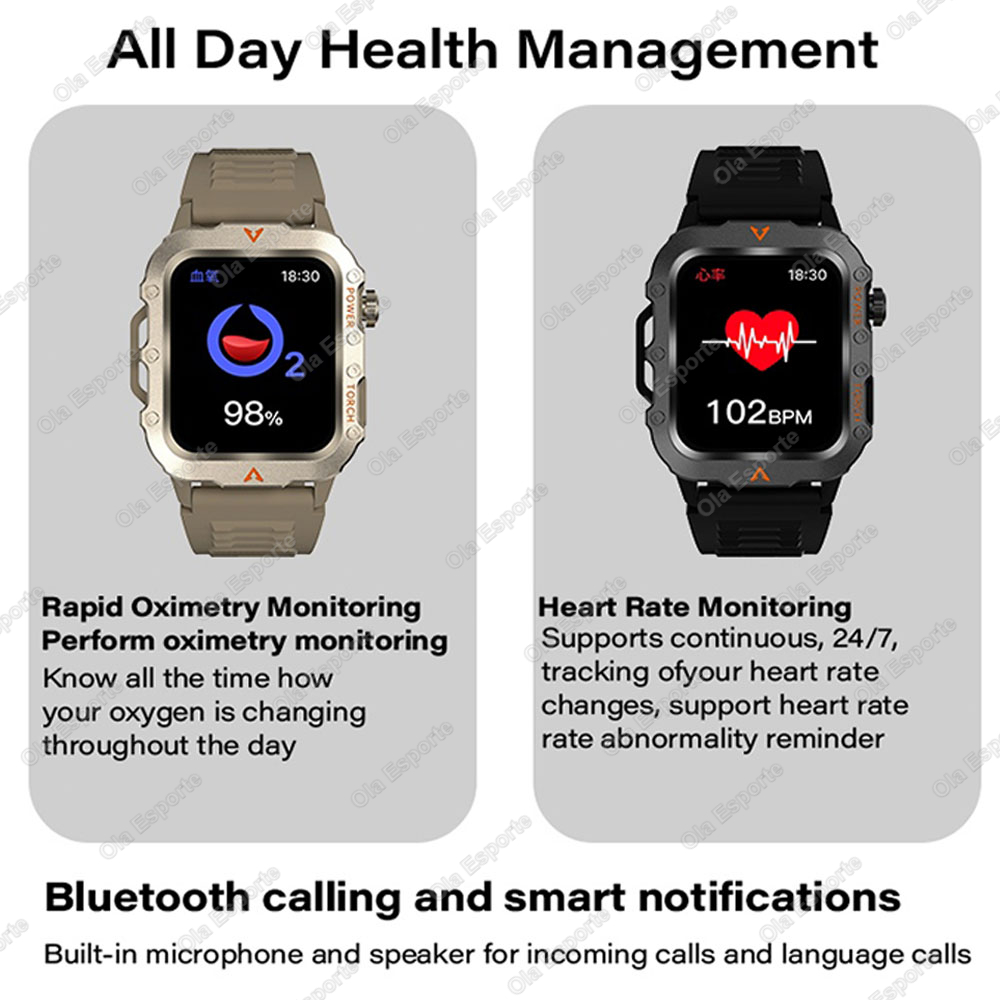Men Sports Smart Watch 1.71 Sc - Outdoor Power Hours avis et prix