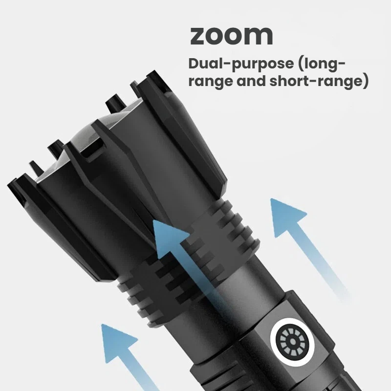 High-power P90 LED Flashlight  - Outdoor Power For Camping avis et prix