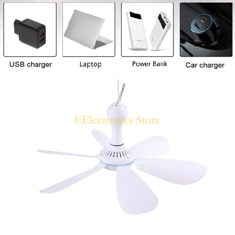 B03C Ceiling Fan USB Tent Fans - Outdoor Power For Gazebo avis et prix