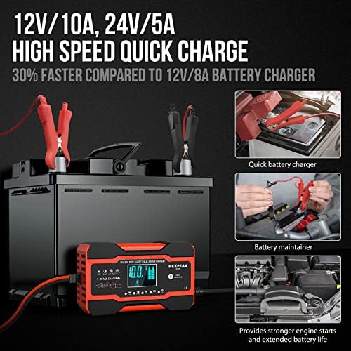 NEXPEAK NC201 10A Smart Charge - Lawn Mower Battery avis et prix