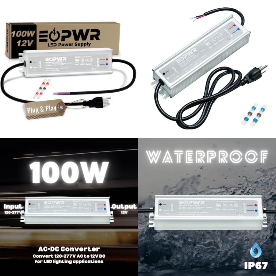 LED Driver Waterproof IP67 Pow - Outdoor Power Plug avis et prix