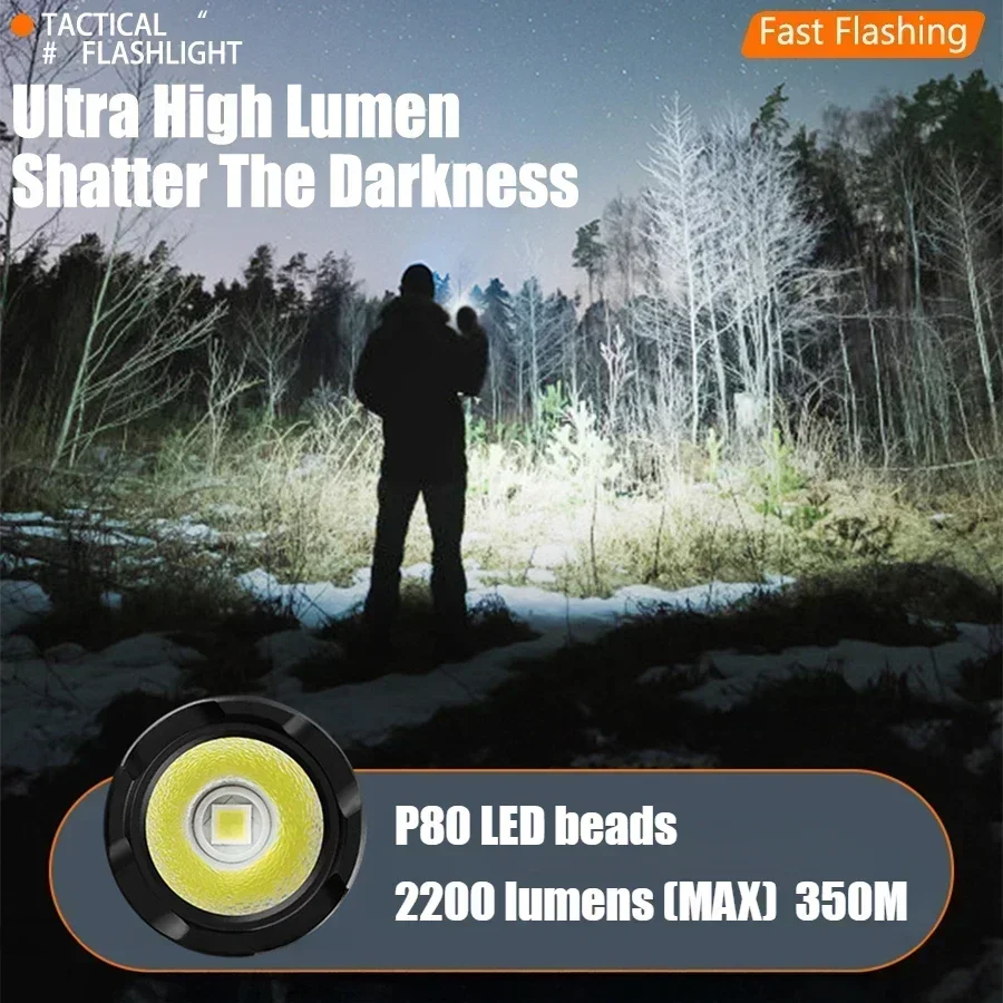 2200Lm Powerful LED Flashlight - Outdoor Power Group avis et prix