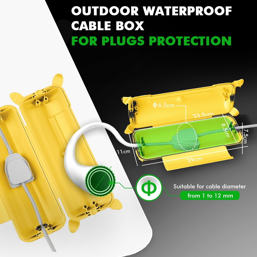 Outdoor Extension Cord Cover 2 - Outdoor Power Adapter Ring avis et prix