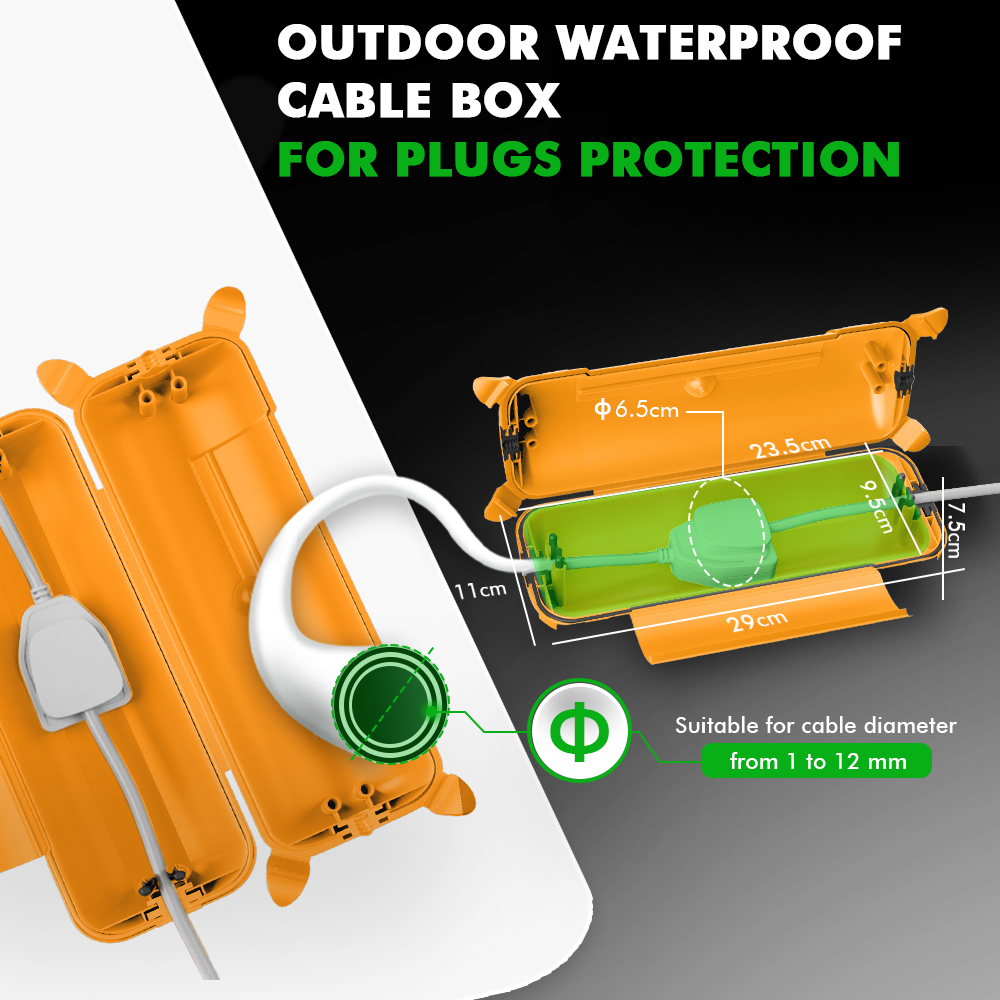 Outdoor Extension Cord Cover 2 - Outdoor Power Adapter Ring avis et prix