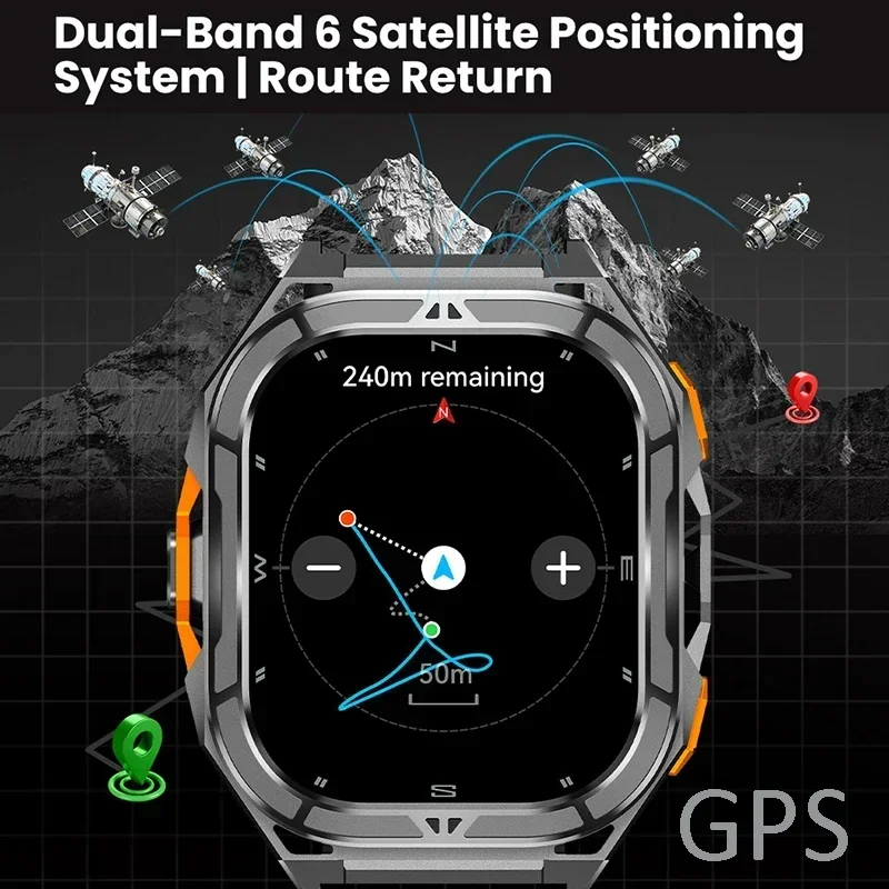 Luxury AMOLED Smartwatch Real  - Outdoor Power Hours avis et prix