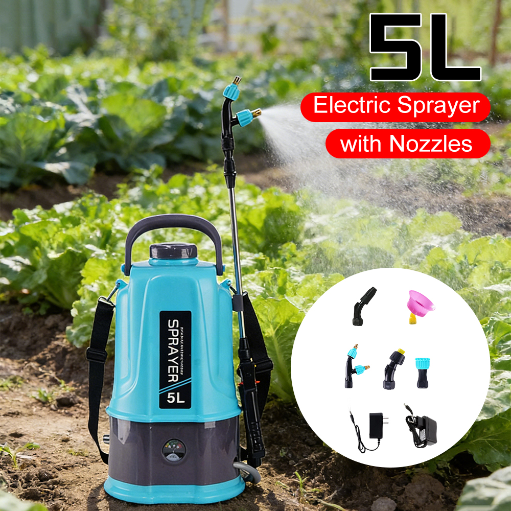 5L Electric Sprayer with 5 Mis - Electric Sprayer Backpack avis et prix