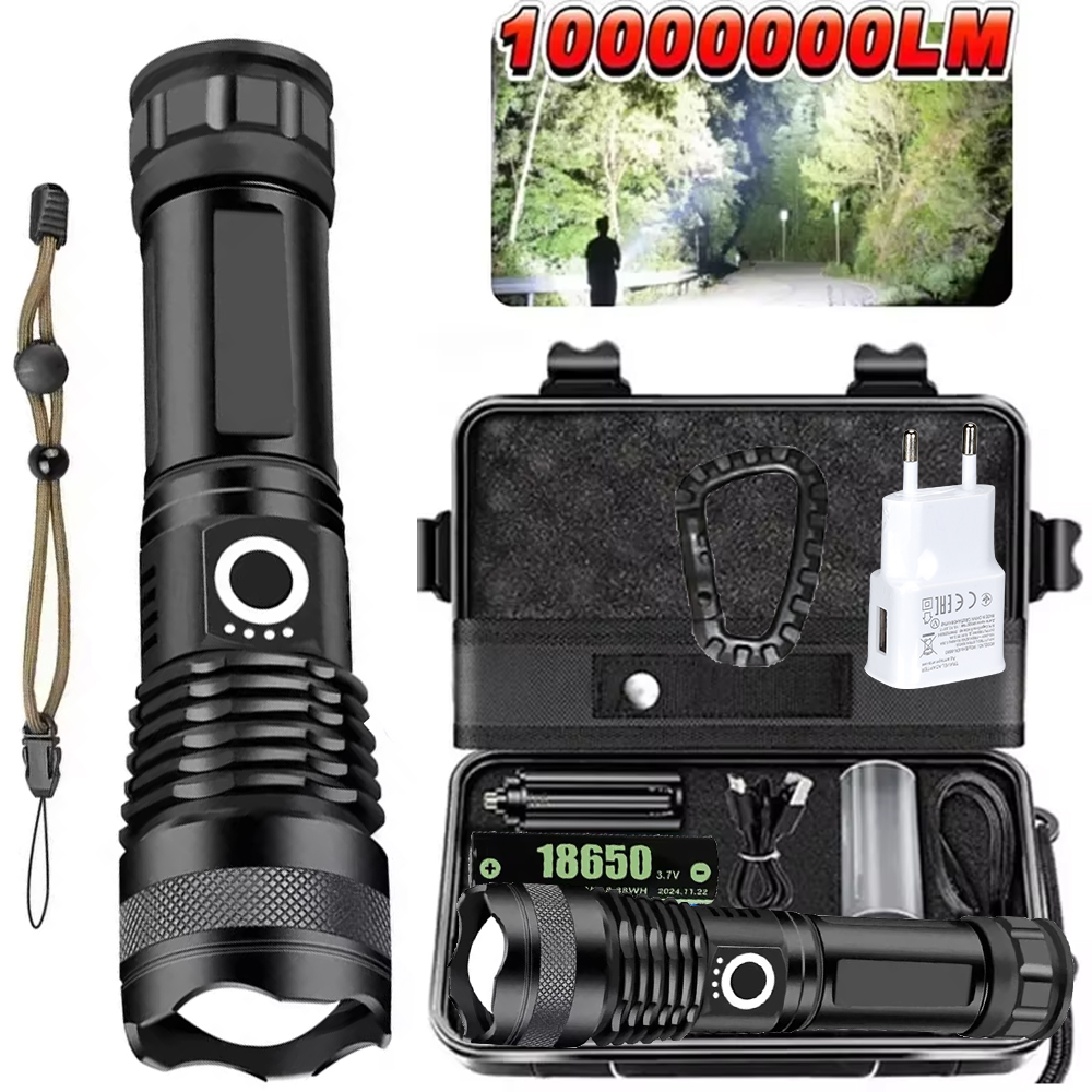 High Power LED Flashlight Rech - Outdoor Power For Camping avis et prix