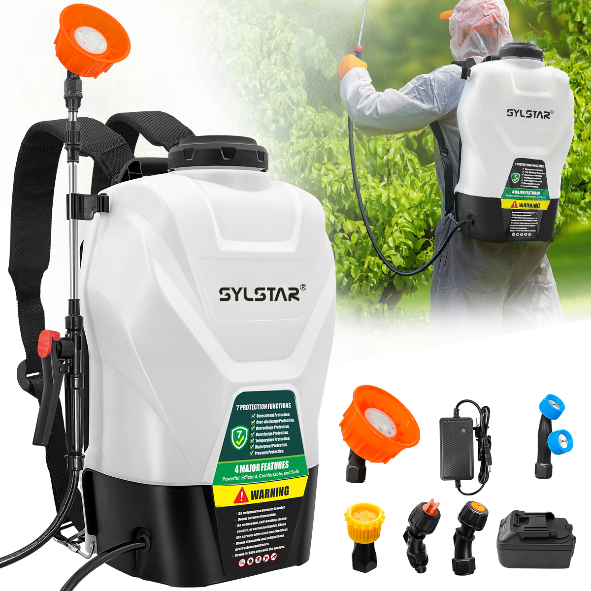 4.2 Gallon Backpack Sprayer Ba - Electric Sprayer Backpack avis et prix