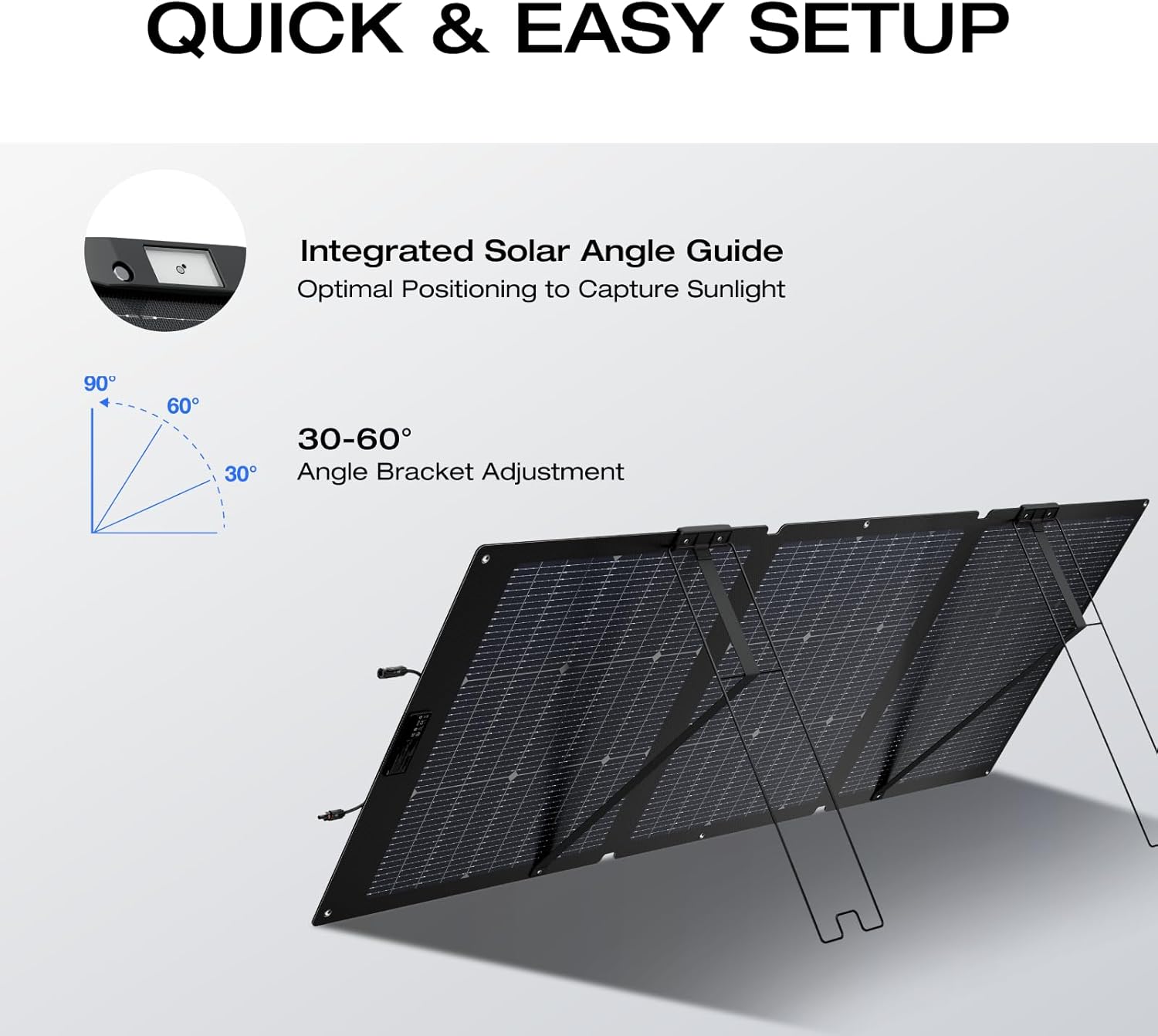 160 Watt Foldable Solar Panel  - Outdoor Power For Camping avis et prix